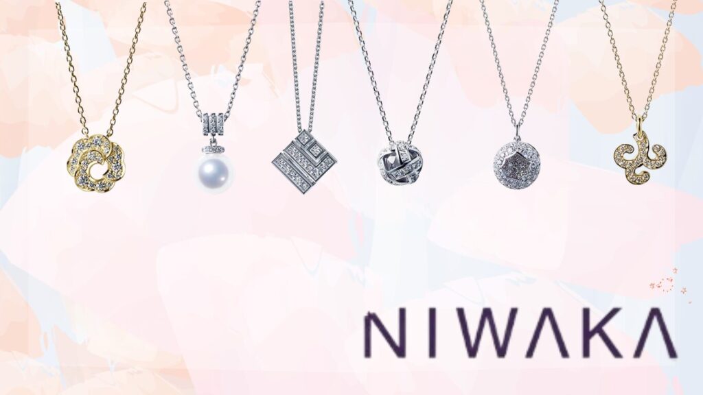 NIWAKA K18 ダイヤモンド ネックレス KOKORO 俄 ニワカ 750 ベルシオラ ペンダント WG 心 こころ TIFFANY ティファニー プラチナ Pt950 900