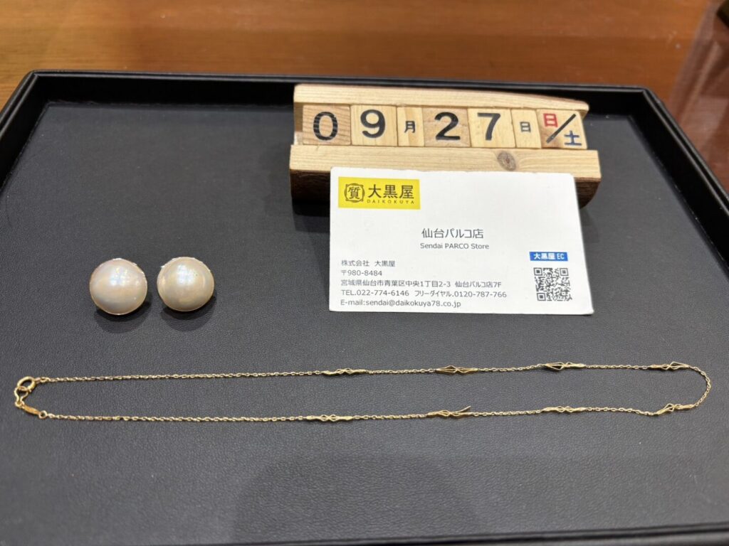 K14 ﾈｯｸﾚｽ　ｲﾔﾘﾝｸﾞ　買取　大黒屋仙台パルコ店
